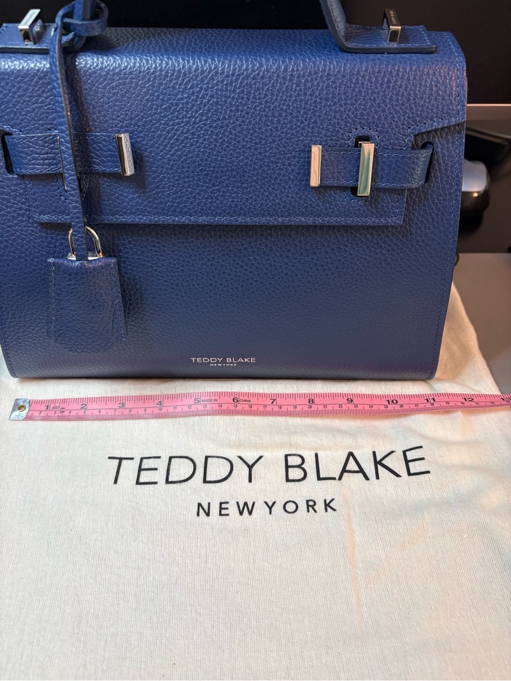 Teddy Blake Ava 11” in Blue Jeans with Silver Hardware - Picture 10 of 12